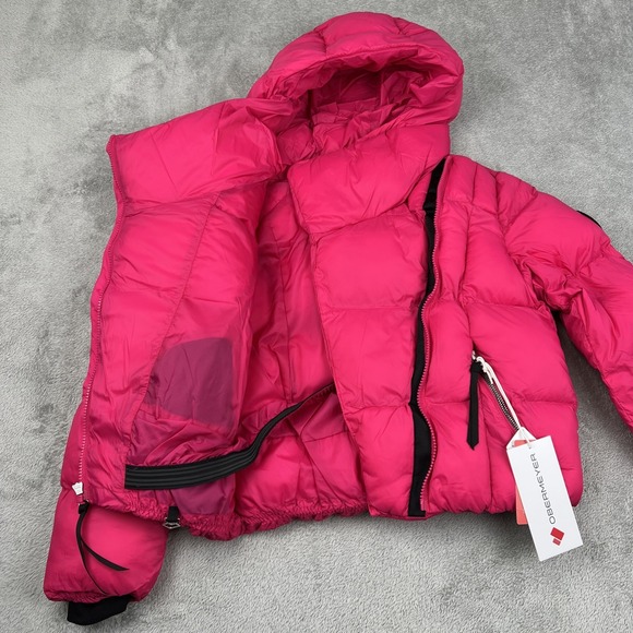 NEW Obermeyer Isla Jacket Teen Girl's Small Size 8 Pink Puffer‎ Snow 31101 - Picture 6 of 13